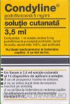 Ulotka płynu Condyline - Podofilotoksyna