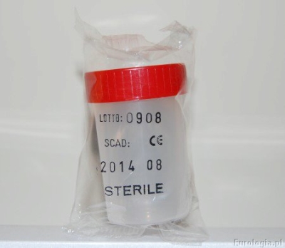 Posiew moczu - jałowy pojemnik